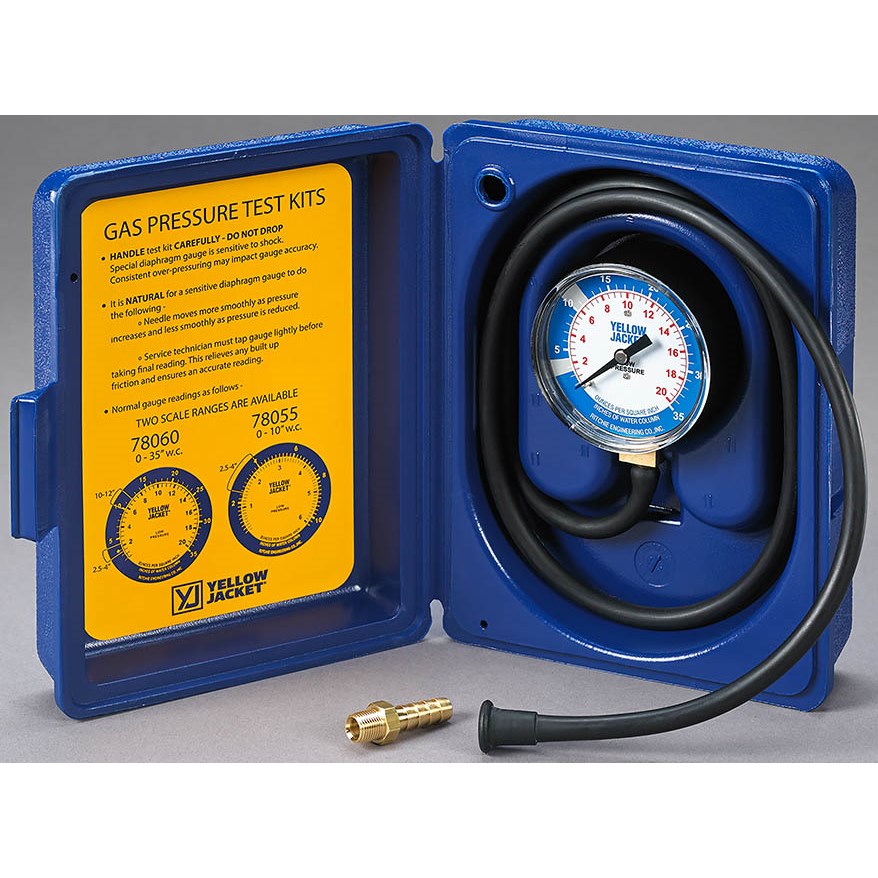 Yellow Jacket Complete Gas Pressure Test Kit