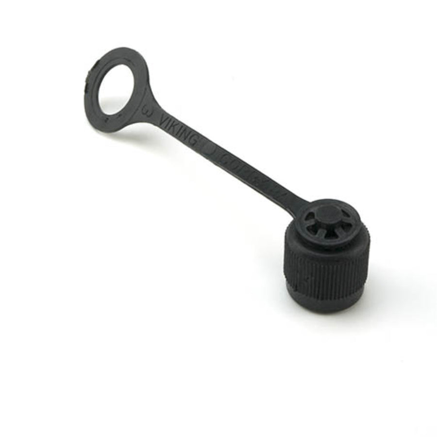 Yellow Jacket 1/4" Flare Cap and Strap for BULLET X and SuperEvac Vaccum Pumps