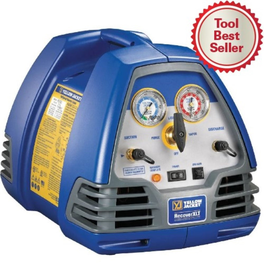 Yellow Jacket RecoverXLT with Tank Overfill Switch | 115V | 1/2 HP