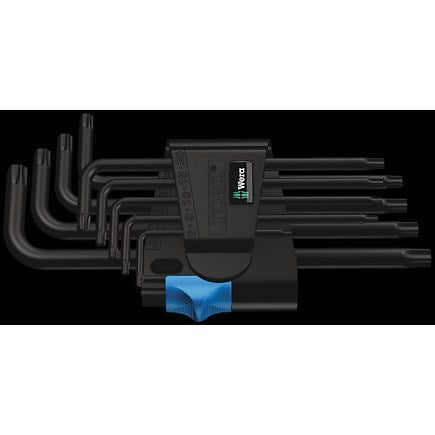 Wera 967/9 TX HF Torx L-Key Set with Holding Function | 9 Piece