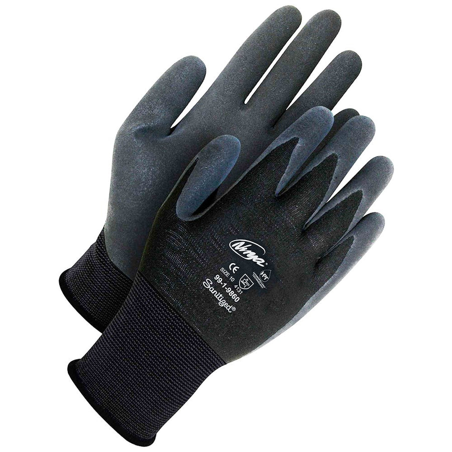 Bob Dale Ninja Seamless Nylon Knit Glove | Black | 10 (X-Large)