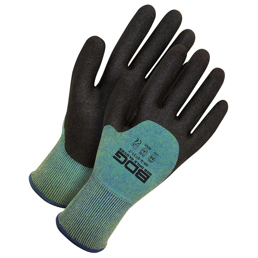 Bob Dale ICE Seamless Knit Cut Resistant Glove | Black | 8 (Medium)
