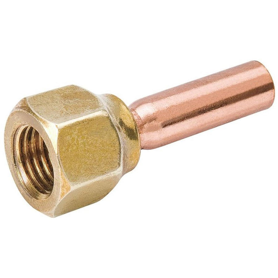 3/4" Female Flare X 3/4" ODS 45 Degree Brass Flare Connector