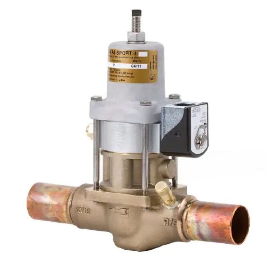 Flo-Con 1-3/8" Port X 1-3/8" Commercial Evaporator Pressure Regulator with Electric Shut-Off