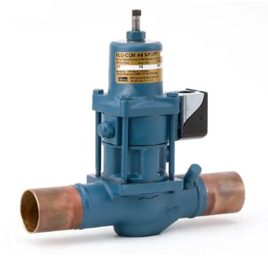 Flo-Con 1-3/8" Port X 1-3/8" Commercial Evaporator Pressure Regulator with Electric Shut-Off