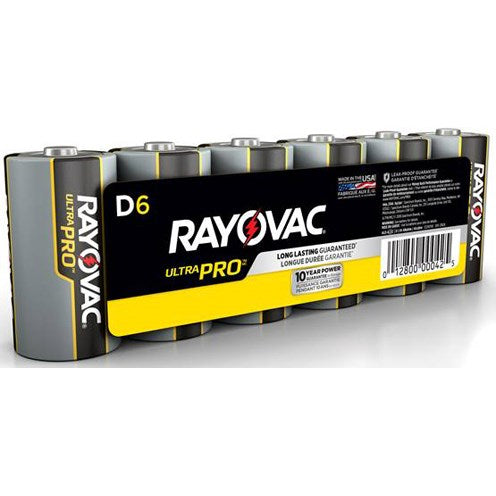 Rayovac-Pro D Battery | 1.5V | 6 Pack
