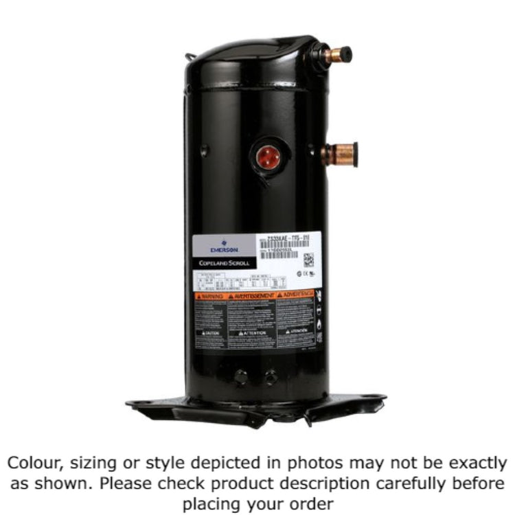 Copeland 4000 BTU/Hr Low Temp. Refrigeration Scroll Compressor with Sw ...