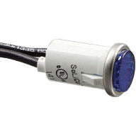 Selecta 1/2" OD Indicator Light | Blue Lens | 28 VAC/DC