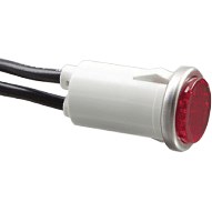 Selecta 1/2" OD Indicator Light | Red Lens | 250 VAC