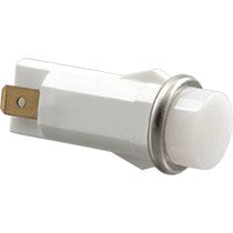 Selecta 1/2" OD Indicator Light | White Lens | 125 VAC