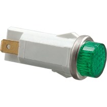 Selecta 1/2" OD Indicator Light | Green Lens | 125 VAC