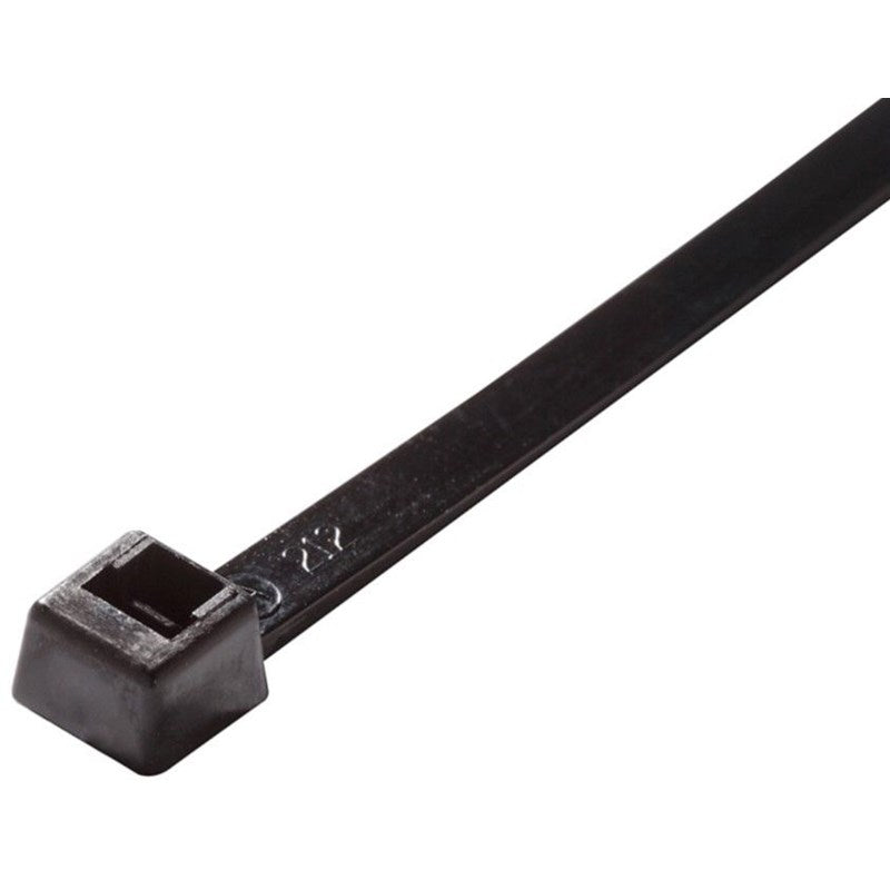 Pico Standard 50 Cable Tie | UV Black | 8" Length | 100 Per Bag