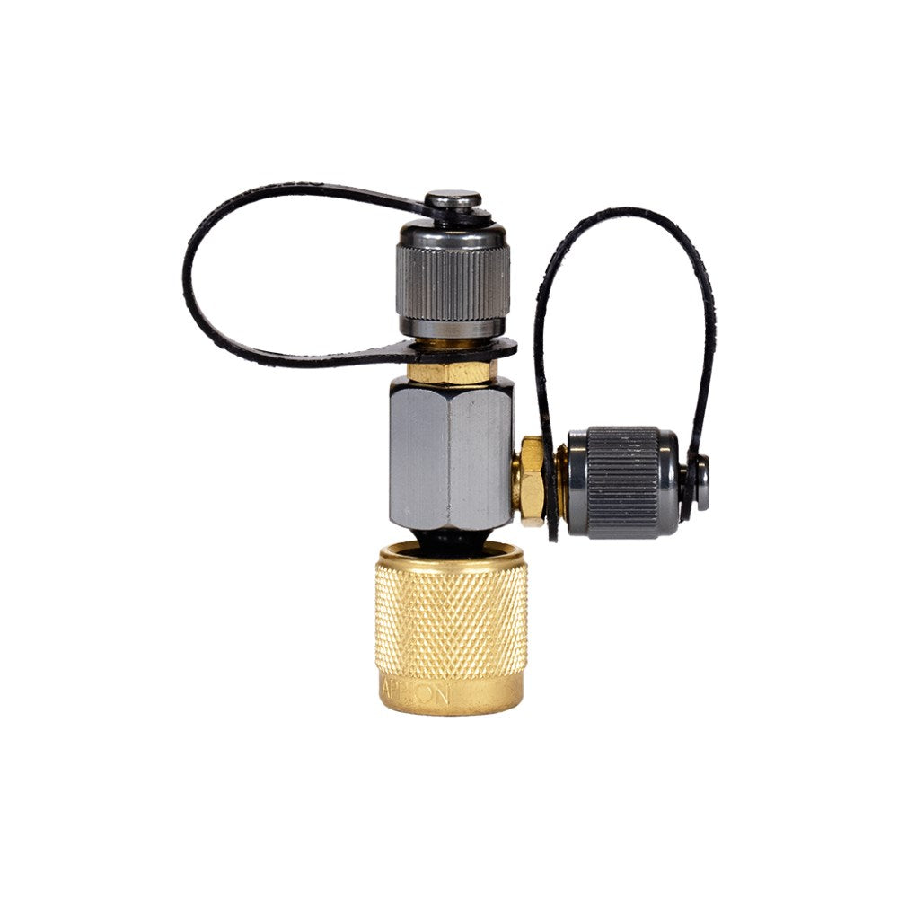 Appion MegaSeal Low-Loss Charging T-Fitting Hose Adapter | 1/4