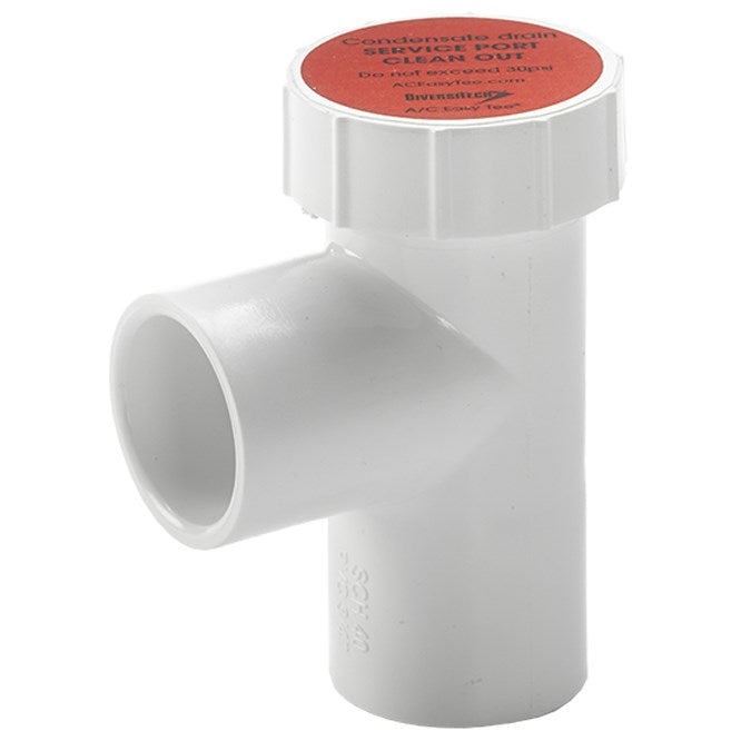 3/4in Tee, w/ service port