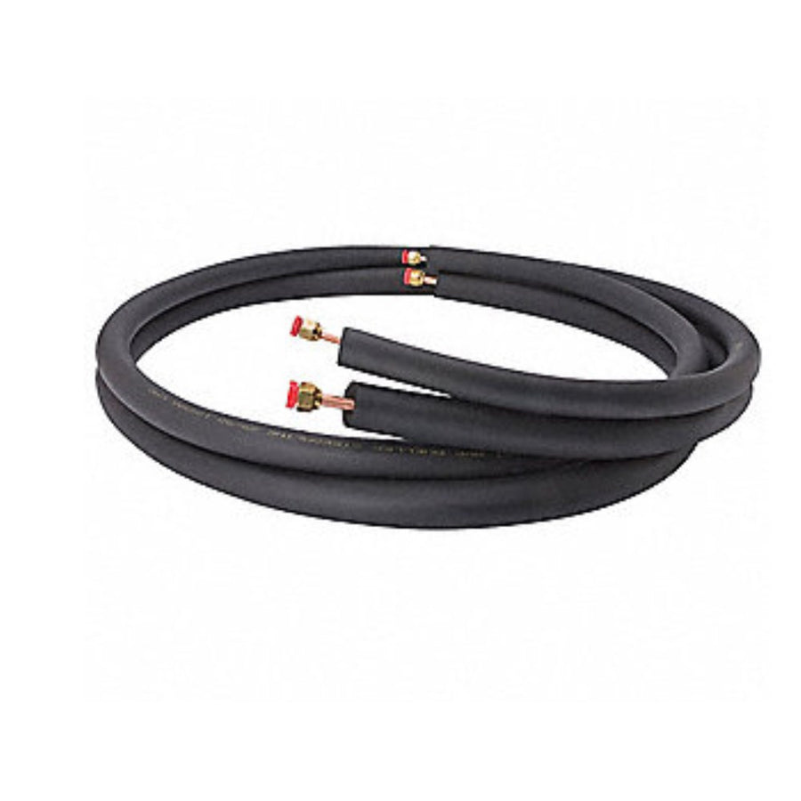 Ryno Black Minisplit Lineset 1/4 & 5/8" X 1/2 X 25'