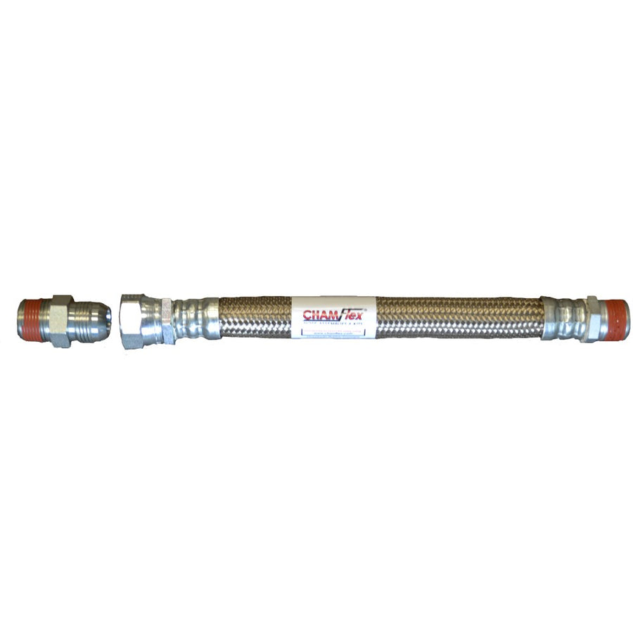 ChamFlex 1" X 24" Stainless Steel Single Hose Assembly