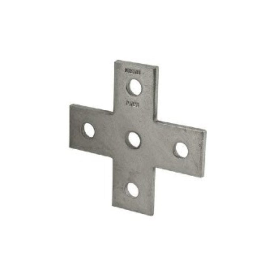 Unistrut 5 Hole Cross Flat Plate Fitting