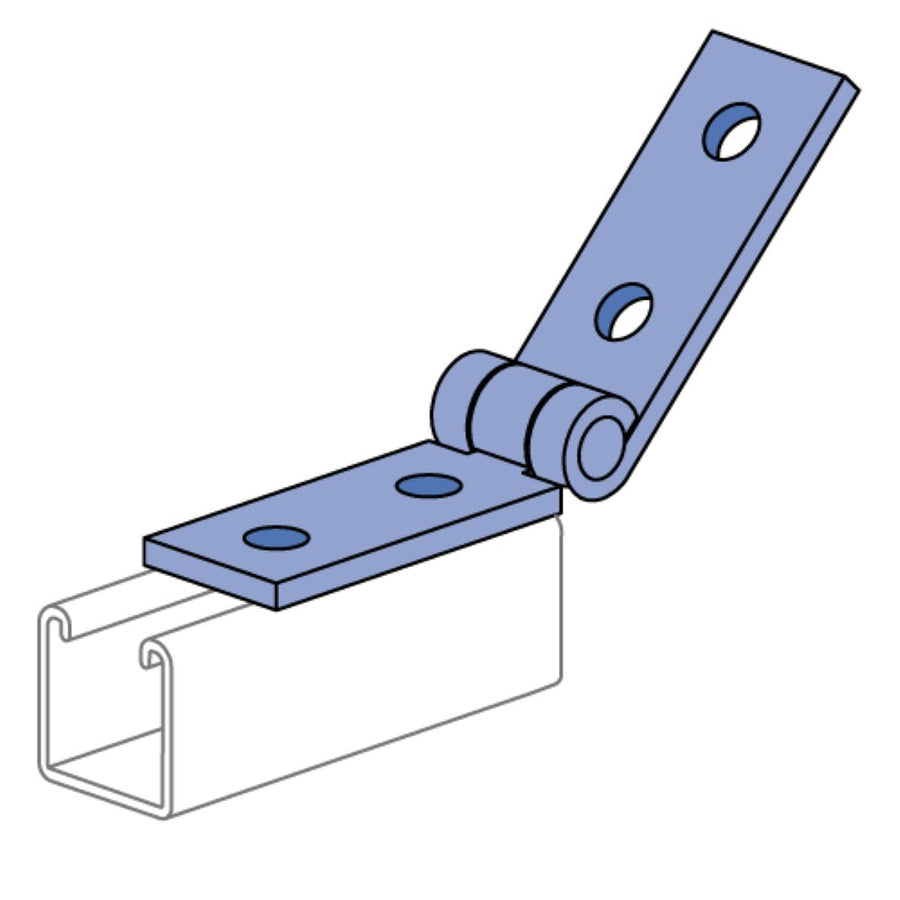 Unistrut 4 Hole Adjustable Hinge