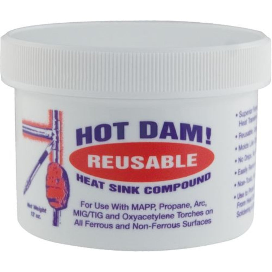 HOT DAM! Heat Block Compound | 3/4 lb Jar