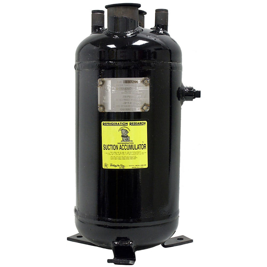 Refrigeration Research 2-1/8" X 7/8" Vertical Heat Exchanger Suction Accumulator