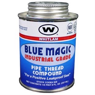 Whitlam Blue Magic Industrial Grade Pipe Thread Compound | 1/2 Pint