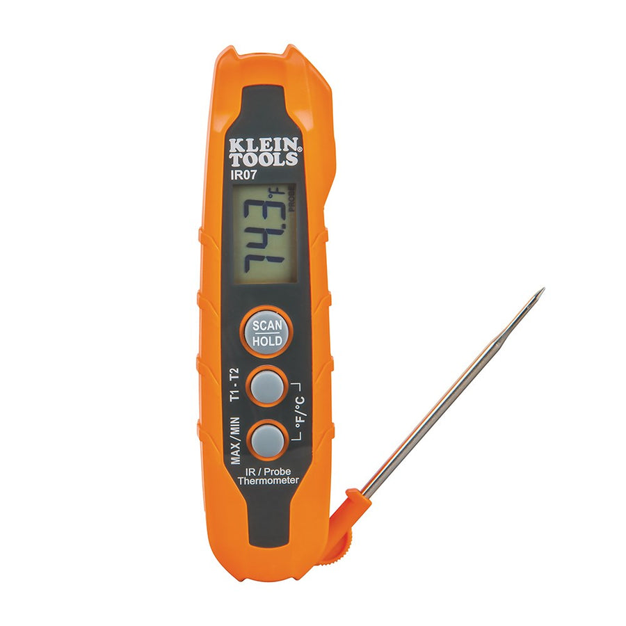 Klein Pocket Infrared Thermometer with Laser and Temperature Probe