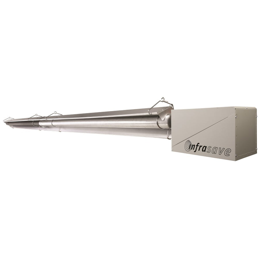 Infrasave Indoor Infrared Tube Heater | 130,000 BTU/Hr | Natural Gas