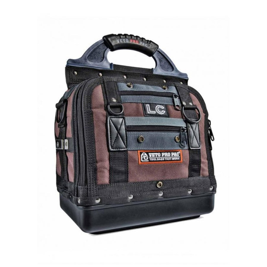 Veto Pro Pac Small 57 Pocket Compact Tool Bag with Fold Back Snap Top