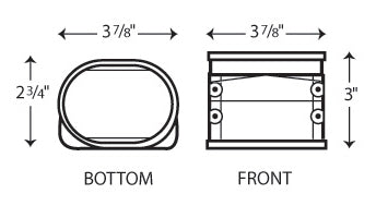 Fortress 3.5" Flexible White Elbow Adapter