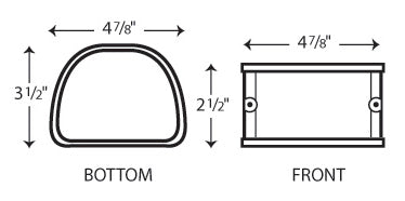 Fortress 4.5" Ivory Coupler