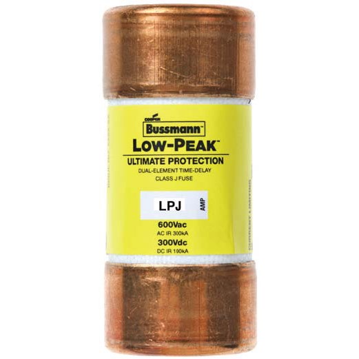 Bussmann Low-Peak Class J Current-Limiting Dual Element Time-Delay - N ...