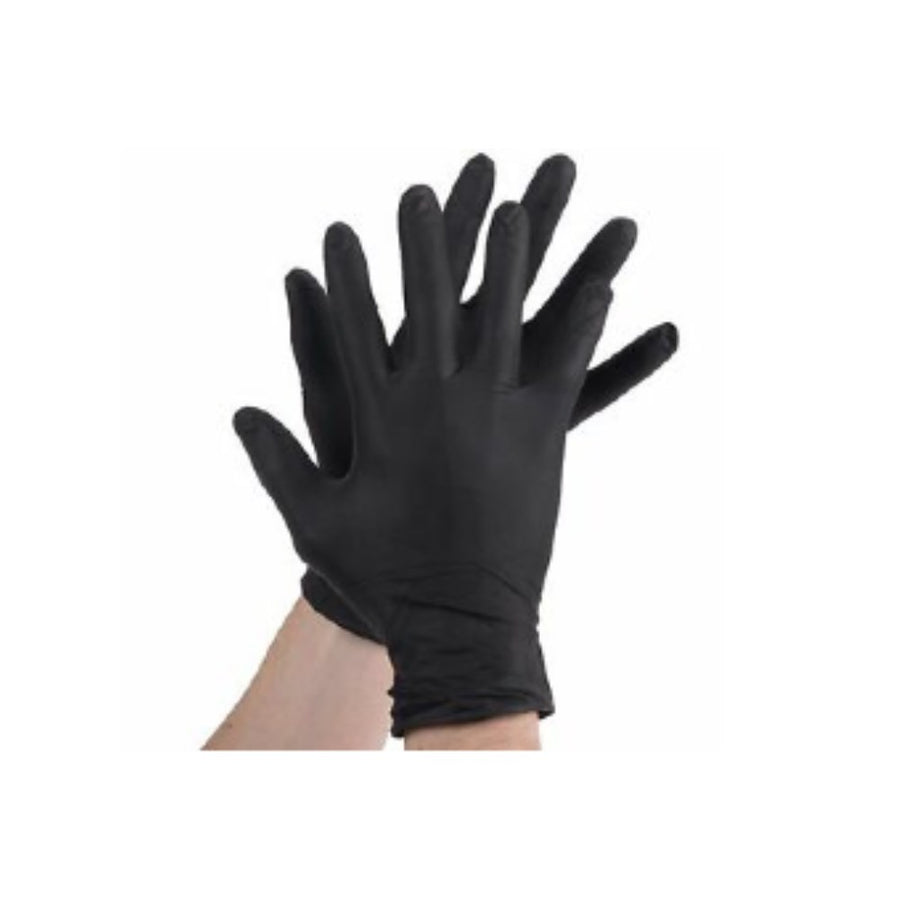 Black 5.5 Mil Disposable Nitrile Gloves | X-Large | 100 Pack