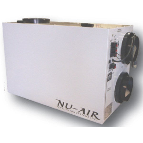 Nu-Air Residential Heat Recovery Ventilator | 6" Collar | 185 CFM | 120/1