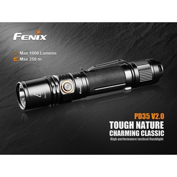 Fenix High Performance Tactical LED Flashlight | 6 Modes | 1000 Max. Lumens