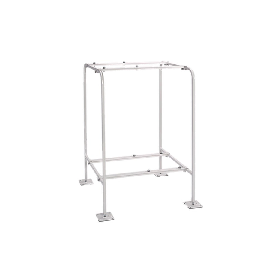 Offset Mini Split Double Stack Stand. Holds up to 400 lbs. on bottom and 200 lbs. on top.