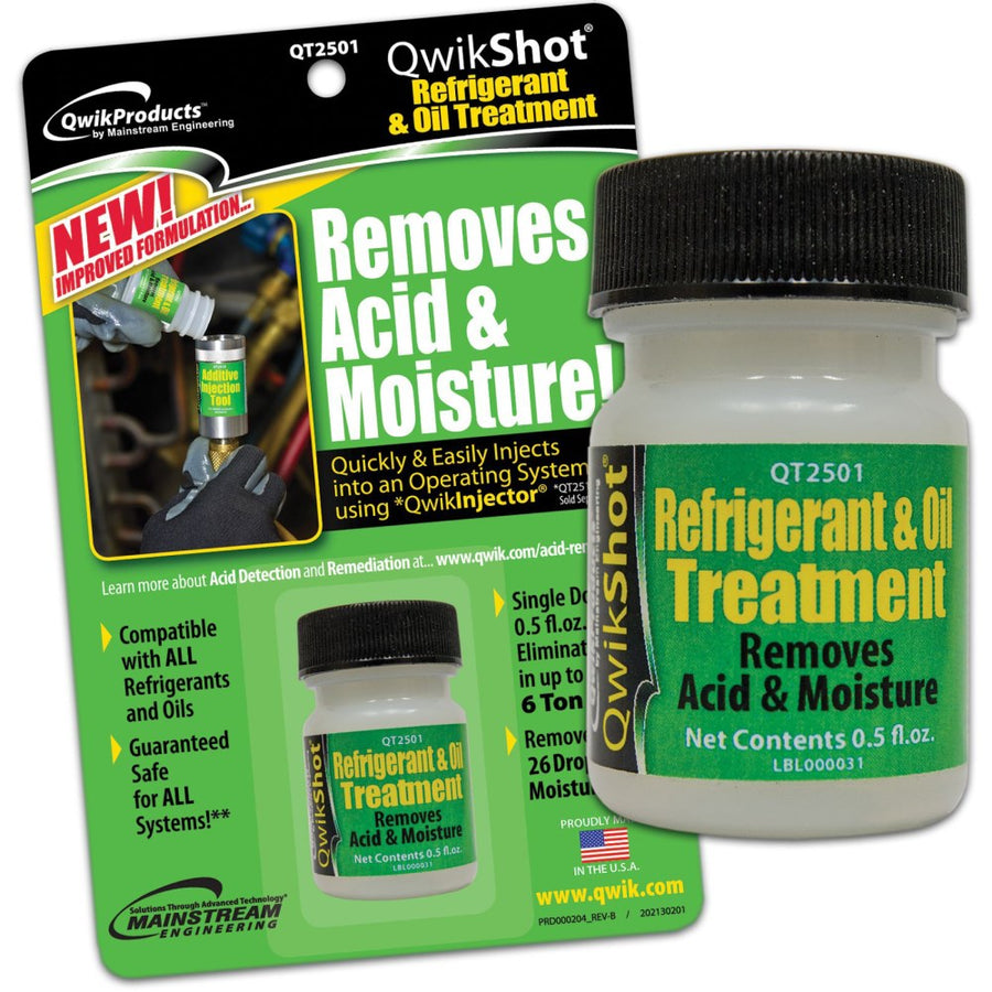 Qwikshot Acid/Moisture Removal Refrigerant and Oil Treatment