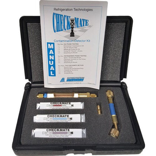 Checkmate Refrigerant Test Kit for Measuring Acid and Moisture Levels