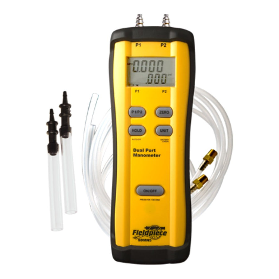 Fieldpiece Dual Port Digital Manometer with Case
