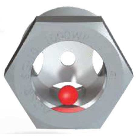 AC&R Screw In Liquid Level Sight Glass | 1-1/2" MPT | Clear Lens with Ball
