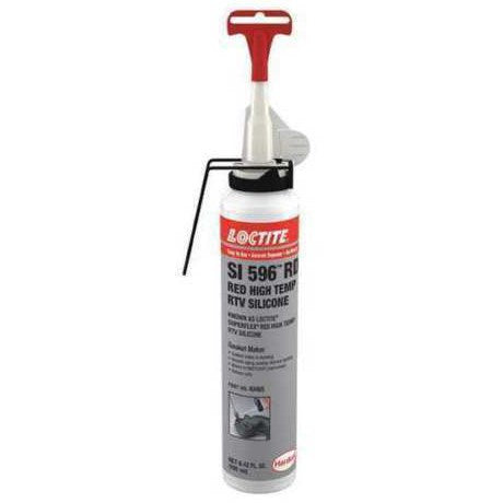 Loctite SI 596 Superflex Red High Temperature RTV Silicone Adhesive Sealant| 8.75 oz.