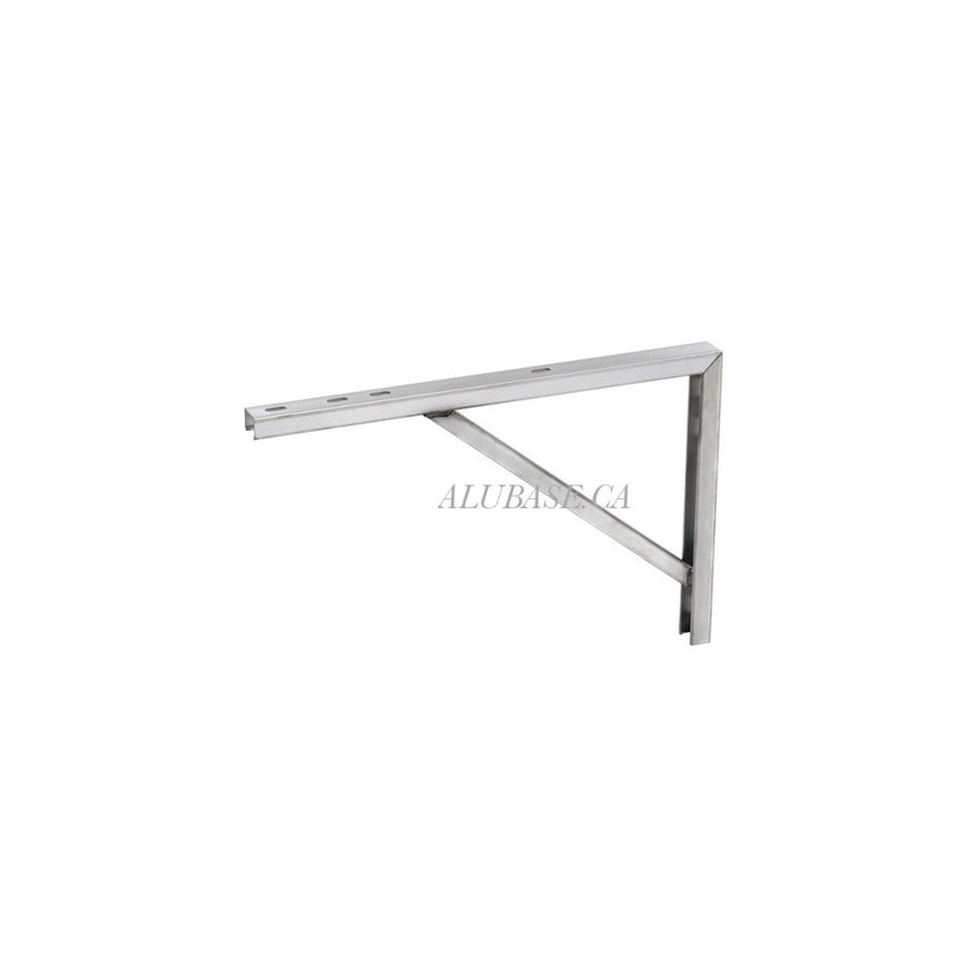 Alubase 16" X 21-1/2" Aluminum Small Wall Support Bracket | 334 lb Capacity