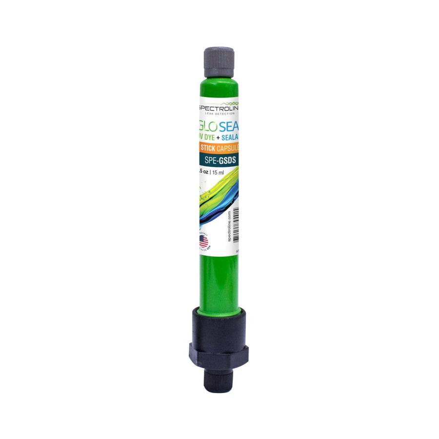 Spectroline GLO Seal Fluorescent Dye and Sealant Stick Capsule | 0.5 oz. (15 ml)