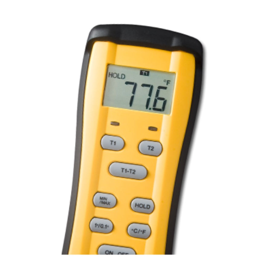 Fieldpiece Heavy Duty Dual Temperature Meter with 2 K-Type Thermocouples