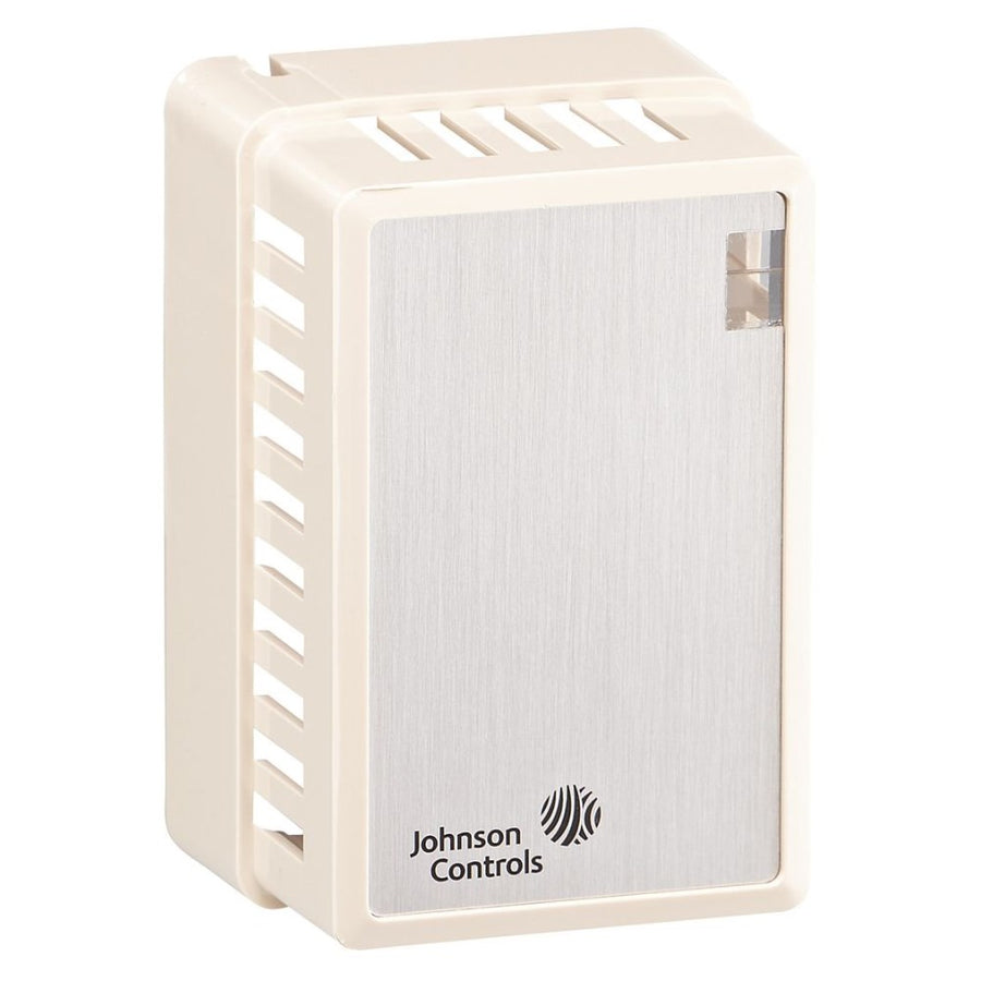 Johnson Controls Vertical White Plastic Pneumatic Thermostat with Single Window