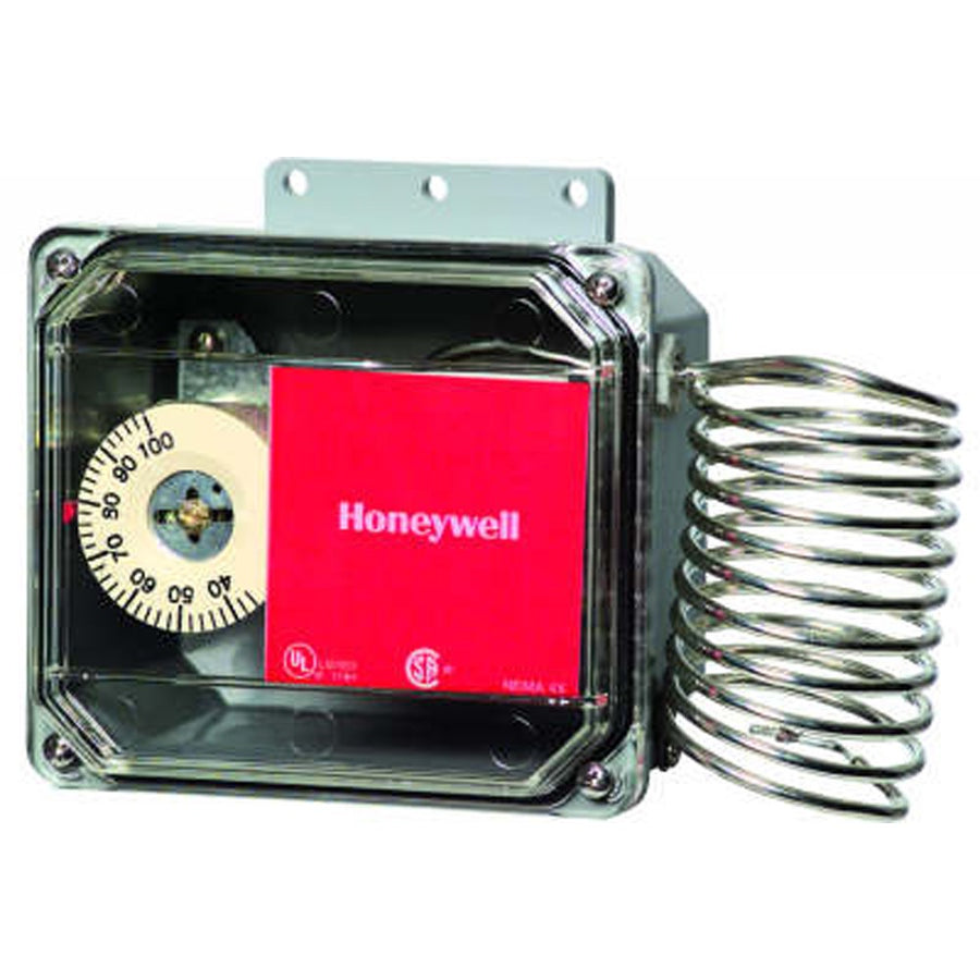 Honeywell 35/100 F SPDT NEMA 4X Agriculture Temperature Control | 120/240 VAC