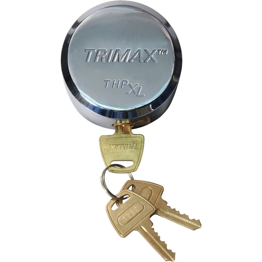Trimax Hockey Puck Universal Fit Internal Shackle Trailer and Van Door Lock | Re-Keyable