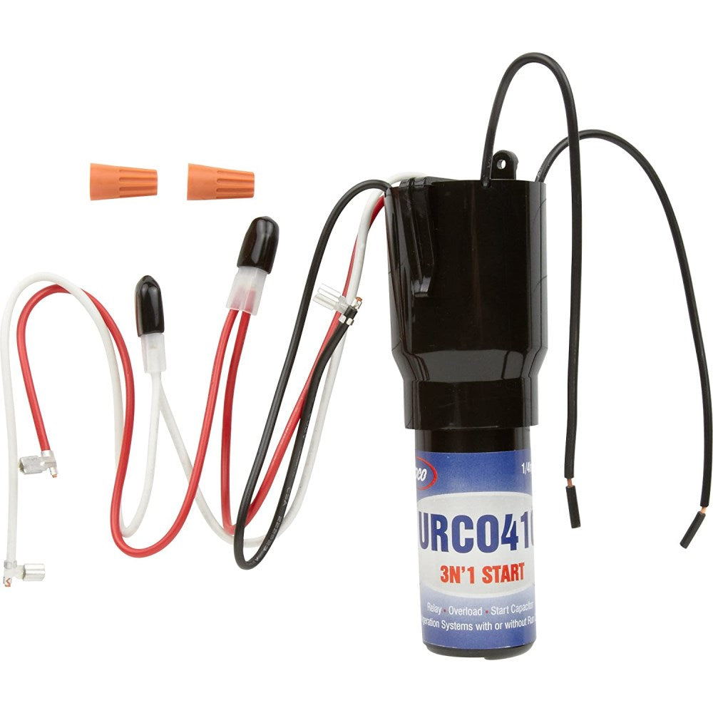 Supco 115VAC 243-292 MFD Solid-State Hardstart Relay | 1/4 to 1/3 HP R ...