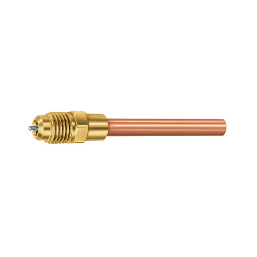 JB 1/4" OD X 3/16" ID Single Step Extended Copper Tube Access Valve