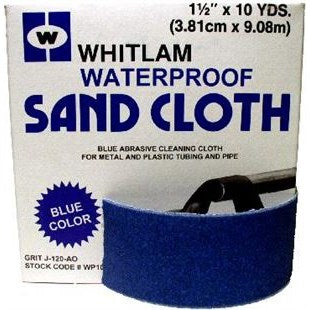 Whitlam 1-1/2" X 5 Yard Blue Waterproof Sand Cloth
