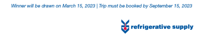 Winners will be drawn on March 15, 2023